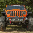Load image into Gallery viewer, Rugged Ridge Stubby Venator Front Bumper 18-20 Jeep Wrangler JL/JT - Installation View