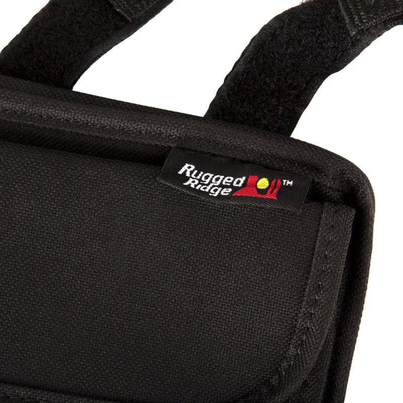 Rugged Ridge Sunglass Holder Storage Pouch 55-19 Jeep CJ / Jeep Wrangler - Installation View