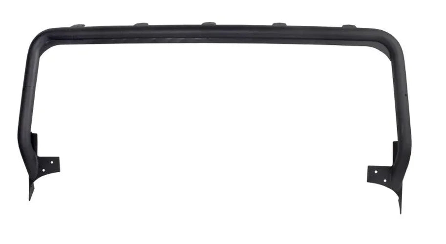 Rugged Ridge 07-18 Jeep Wrangler JK Textured Black Windshield Mount Light Bar - Side View