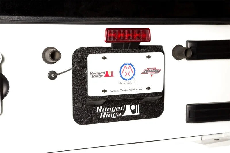 Rugged Ridge Tire Carrier Delete Kit 07-18 Jeep Wrangler JK - Installation View
