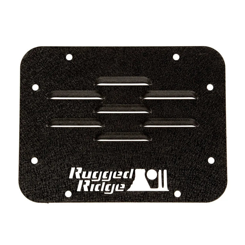 Rugged Ridge Tire Carrier Delete Plate 07-18 Jeep Wrangler JK - Main Product View