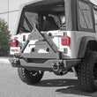 Load image into Gallery viewer, Rugged Ridge Tire Carrier XHD Rear Bumper 76-06 Jeep CJ / Jeep Wrangler - Main Product View