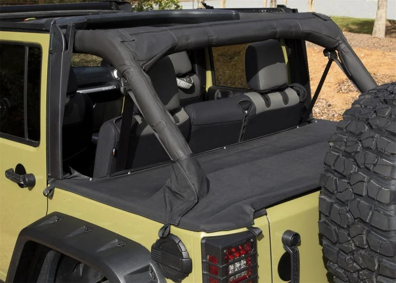 Rugged Ridge Tonneau Cover 07-18 Jeep Wrangler JKU 4 Door - Side View