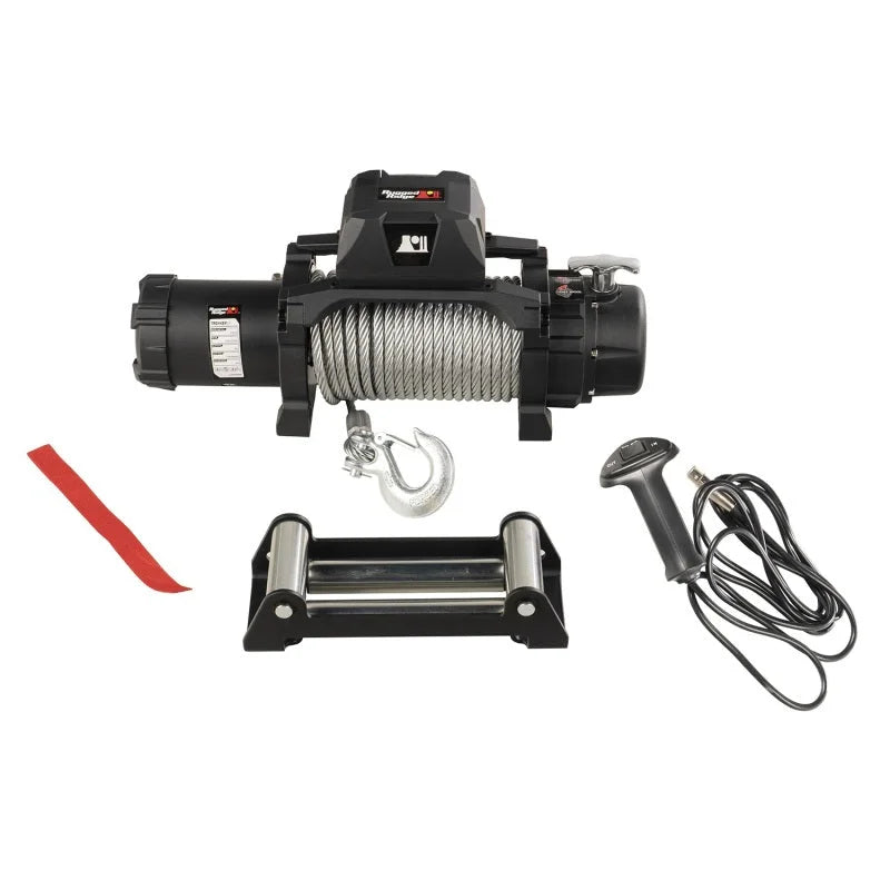 Rugged Ridge Trekker C12.5 Winch 12500lb Cable Wired - Main Product View