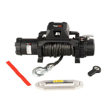 Load image into Gallery viewer, Rugged Ridge Trekker S10 Winch 10000lb Rope Wireless - Side View