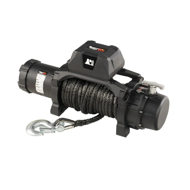 Rugged Ridge Trekker S10 Winch 10000lb Rope Wireless - Back View