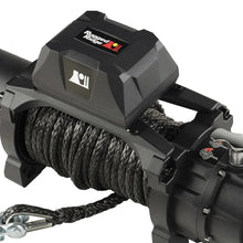 Load image into Gallery viewer, Rugged Ridge Trekker S10 Winch 10000lb Rope Wireless - Installation View