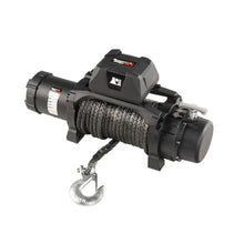 Load image into Gallery viewer, Rugged Ridge Trekker S12.5 Winch 12500lb Rope Wireless - Installation View
