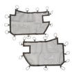 Load image into Gallery viewer, Rugged Ridge Tube Door Covers Front Pair Black 07-18 Jeep Wrangler JK/JKU - Main Product View