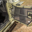 Load image into Gallery viewer, Rugged Ridge Tube Door Covers Front Pair Black 07-18 Jeep Wrangler JK/JKU - Back View