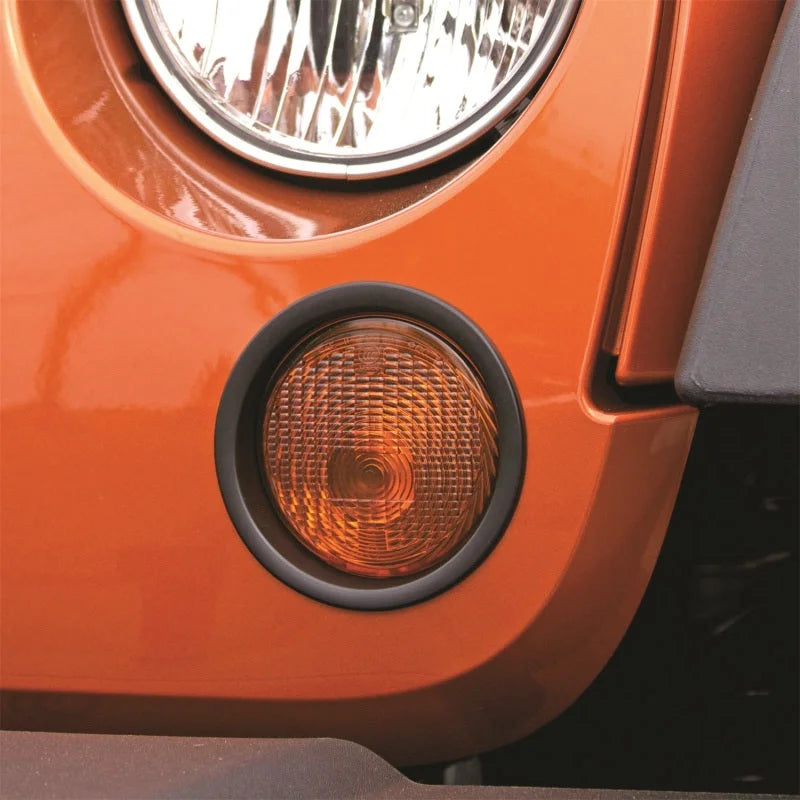 Rugged Ridge Turn Signal Bezel Trim 07-18 Jeep Wrangler JK - Side View