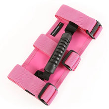 Load image into Gallery viewer, Rugged Ridge Ultimate Grab Handles Pink 55-20 CJ/Jeep Wrangler /JT - Main Product View