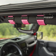 Load image into Gallery viewer, Rugged Ridge Ultimate Grab Handles Pink 55-20 CJ/Jeep Wrangler /JT - Back View