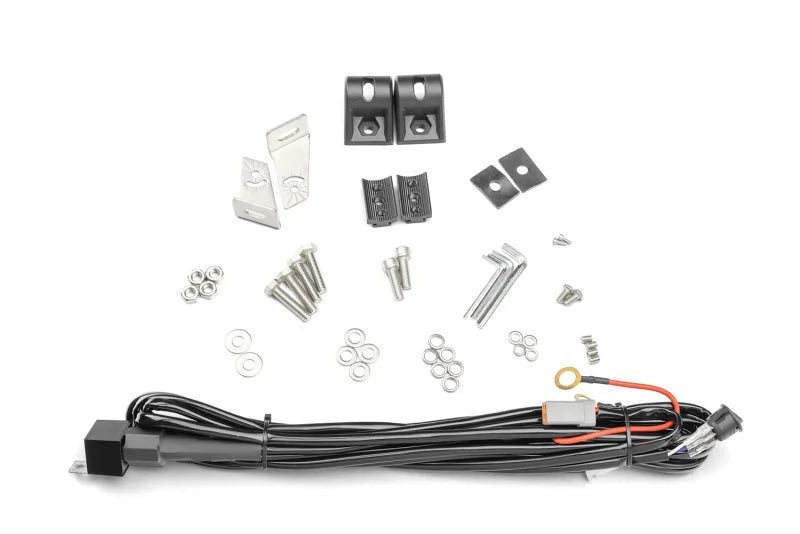 Rugged Ridge Universal 50in. Single Row LED Light Bar w/ Combination Flood/Spot Beam - Side View