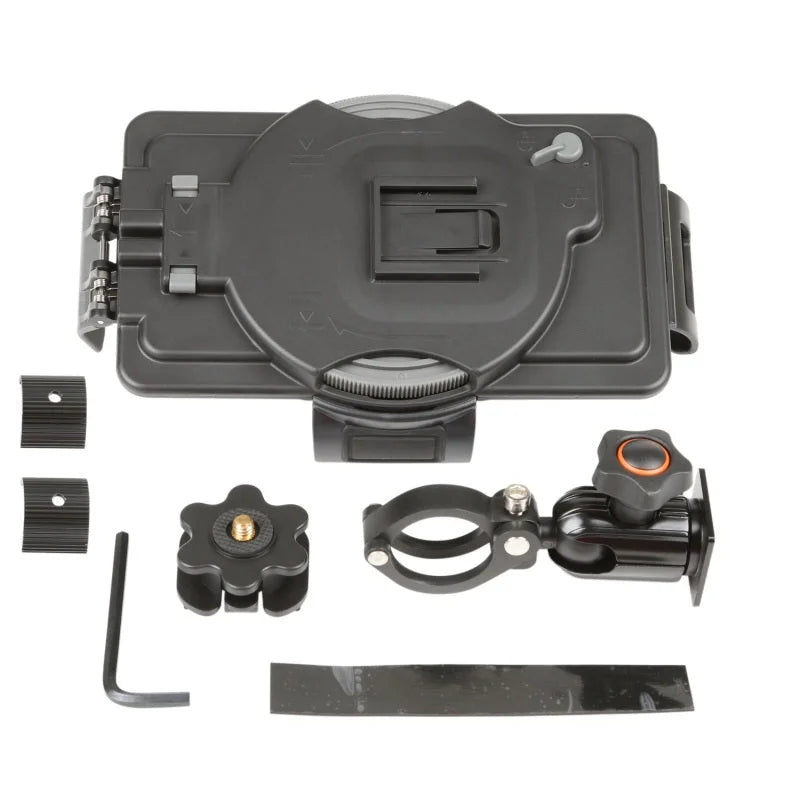Rugged Ridge Universal Tablet Mount (Tablet Size Range 7.5in x 4.75in Min - 10in x 7.5in Max) - Installation View