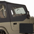 Load image into Gallery viewer, Rugged Ridge Upper Soft Door Kit Black Diamond 88-95 Jeep Wrangler YJ - Main Product View
