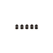 Load image into Gallery viewer, Rugged Ridge Valve Stem Cap Aluminum Black 5 Pack - Main Product View