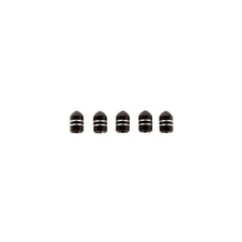 Load image into Gallery viewer, Rugged Ridge Valve Stem Cap Aluminum Black 5 Pack - Main Product View