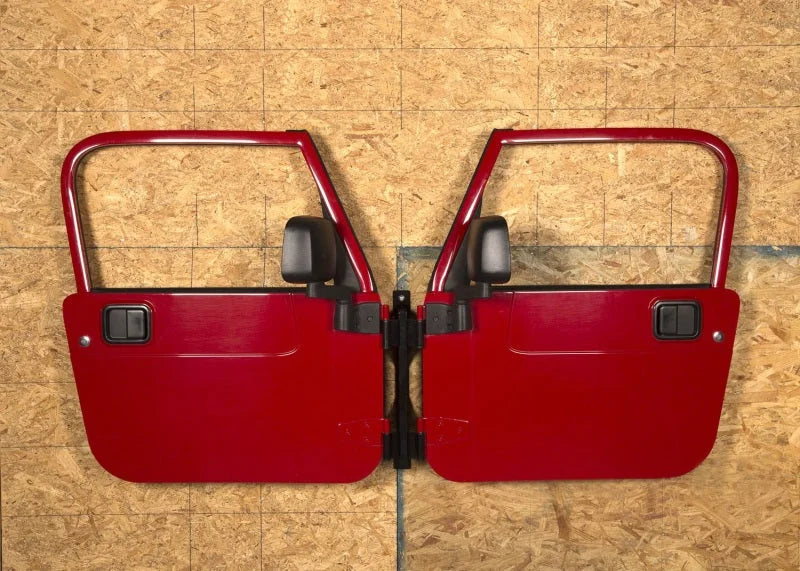 Rugged Ridge Wall Mount Door Holder - Installation View