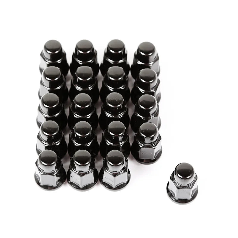 Rugged Ridge Wheel Lug Nut Set of 20 Black 1/2-20 - Main Product View
