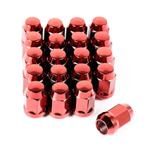 Load image into Gallery viewer, Rugged Ridge Wheel Lug Nut Set of 20 Red 1/2-20 - Main Product View