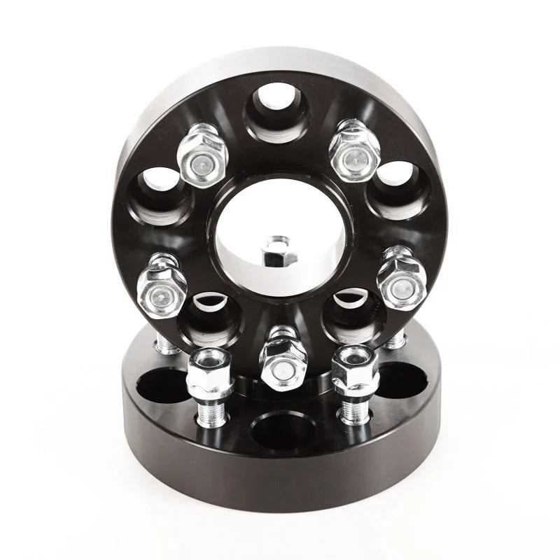 Rugged Ridge Wheel Spacers Black 1.25 inch 15-18 Renegade - Main Product View