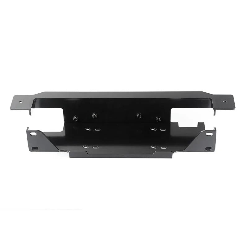 Rugged Ridge Winch Plate Stamped Bumper 13-18 Jeep Wrangler - Side View