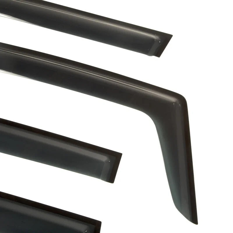 Rugged Ridge Window Visor 4-pc set Black 15-18 Renegade BU - Side View