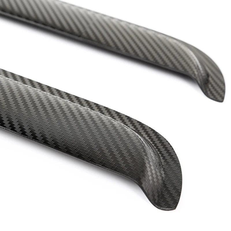 Rugged Ridge Window Visors Carbon Fiber 4Door 07-18 Jeep Wrangler - Side View
