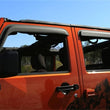 Load image into Gallery viewer, Rugged Ridge Window Visors Matte Black 07-18 4-Door Jeep Wrangler