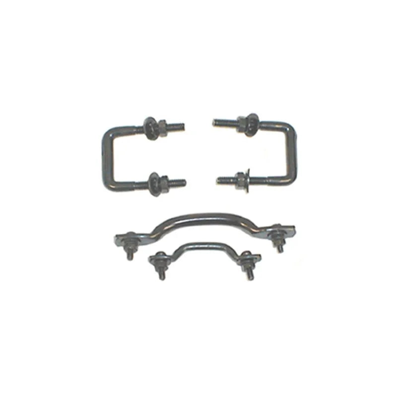 Rugged Ridge Windshield Tie Down Kit Black 55-95 Jeep CJ / Jeep Wrangler - Main Product View
