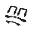 Load image into Gallery viewer, Rugged Ridge Windshield Tie Down Kit Black 55-95 Jeep CJ / Jeep Wrangler - Side View