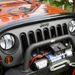 Load image into Gallery viewer, Rugged Ridge Wraparound Bug Deflector Smoke 07-18 Jeep Wrangler - Side View