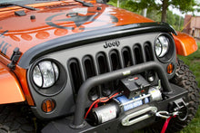 Load image into Gallery viewer, Rugged Ridge Wraparound Bug Deflector Smoke 07-18 Jeep Wrangler - Side View