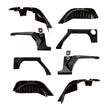 Load image into Gallery viewer, Rugged Ridge XHD Armor Fenders and Liner Kit 07-18 Jeep Wrangler JKU 4-Door - Main Product View