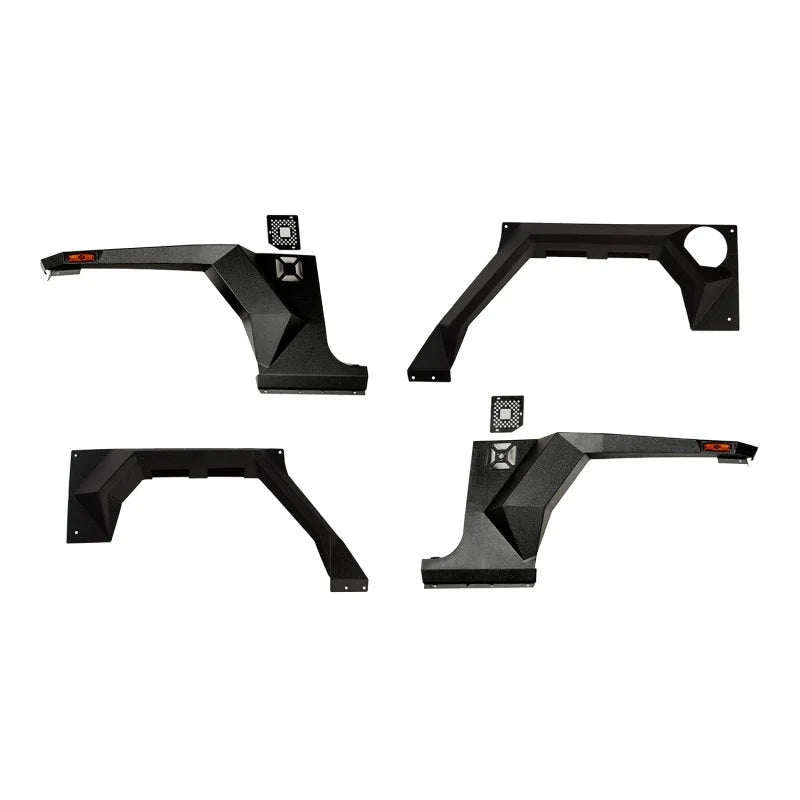 Rugged Ridge XHD Armor Fenders and Liner Kit 07-18 Jeep Wrangler JKU 4-Door - Installation View
