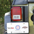 Load image into Gallery viewer, Rugged Ridge XHD Corner Guard Rear 07-18 Jeep Wrangler JKU 4 Door - Installation View