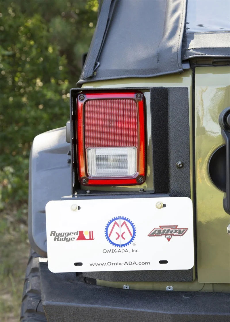 Rugged Ridge XHD Corner Guard Rear 07-18 Jeep Wrangler JKU 4 Door - Installation View
