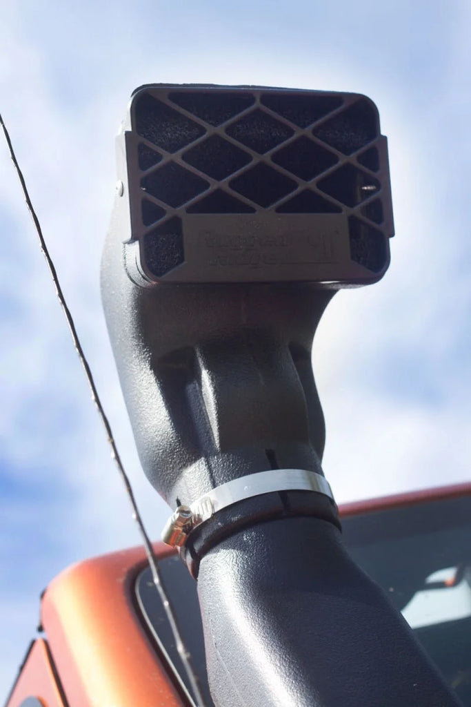 Rugged Ridge XHD High Mount Snorkel Extension 07-18 Jeep Wrangler JK - Installation View