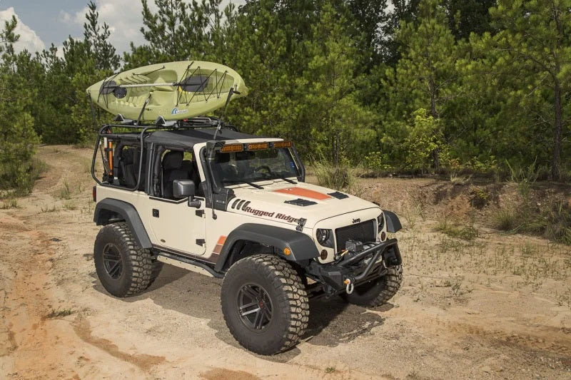 Rugged Ridge XHD Low/High Mount Snorkel System 07-18 Jeep Wrangler - Side View