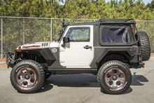 Load image into Gallery viewer, Rugged Ridge XHD Rear Armor Fenders Pair 2 Dr 07-18 Jeep Wrangler JK - Installation View