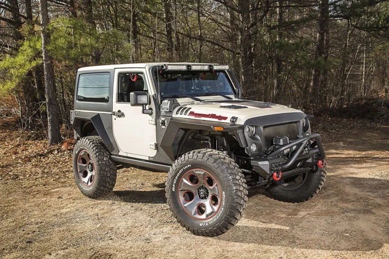 Rugged Ridge XHD Rear Armor Fenders Pair 2 Dr 07-18 Jeep Wrangler JK - Additional View 5