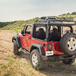 Load image into Gallery viewer, Rugged Ridge XHD Rear Bumper Textured Black 07-18 Jeep Wrangler - Side View