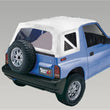 Load image into Gallery viewer, Rugged Ridge XHD S-Top White Denim Clear Windows 95-98 Sidekick