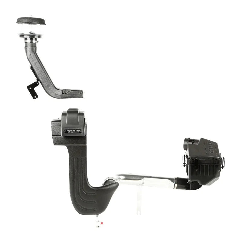 Rugged Ridge XHD Snorkel w/ Pre-Filter Diesel 07-18 Jeep Wrangler - Back View
