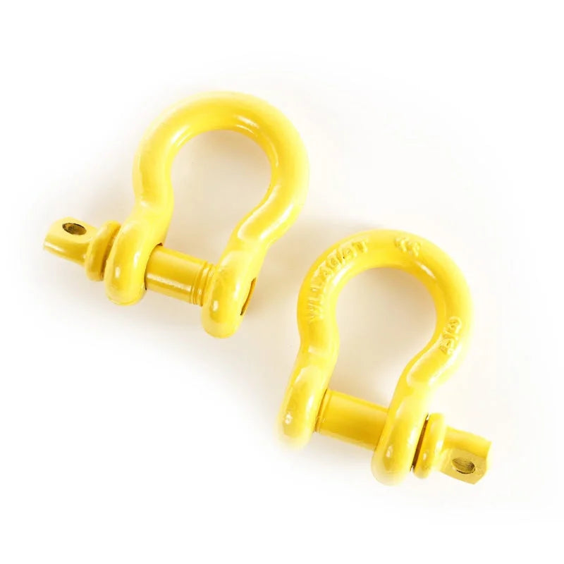 Rugged Ridge Yellow 3/4in D-Rings - Main Product View