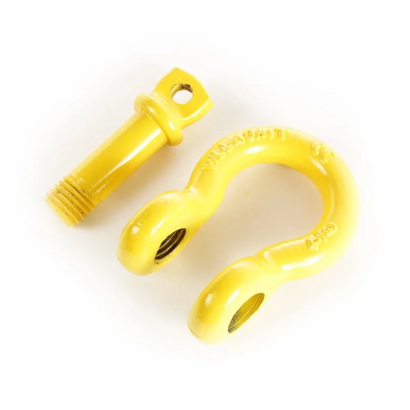 Rugged Ridge Yellow 3/4in D-Rings - Installation View