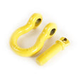 Load image into Gallery viewer, Rugged Ridge Yellow 7/8in D-Rings - Back View