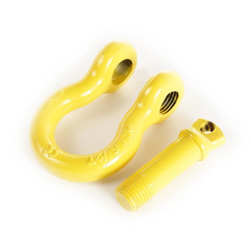 Rugged Ridge Yellow 7/8in D-Rings - Back View