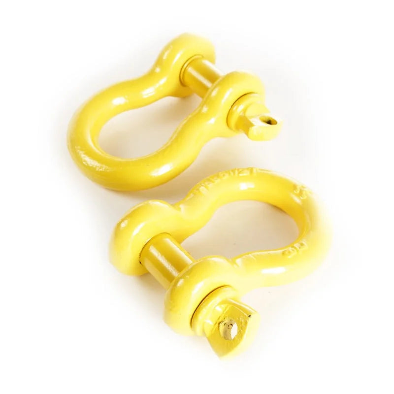 Rugged Ridge Yellow 7/8in D-Rings - Installation View
